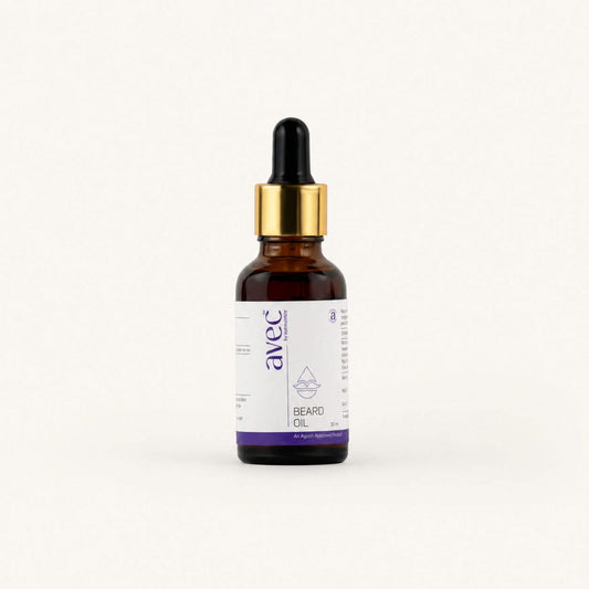 AVEC Ayurvedic Beard Growth Oil – Natural Hair Growth Supplements for a Thicker, Healthier Beard