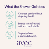 AVEC Organic Turmeric Roots Revitalizing Shower Gel – Buy Best Turmeric Roots Shower Gel for Daily Care