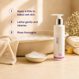 AVEC Lather Baby Wash – Best Natural Baby Wash for Sensitive & Delicate Skin