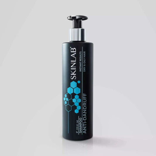 SKINLAB Anti Dandruff Shampoo for dry hair with Vitamins A, B, and Salicylic acid | Sulphate free | Paraben free | 250ml