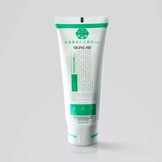 SKINLAB Ceracare Ceramide Moisturiser | Barrier-Repair Cream with Ceramide NP + AP, Hyaluronic Acid, Aloe & Argan | Dry & Sensitive Skin | Face & Body | 100 ml