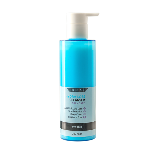 SKINLAB Hydra Loss Daily Cleanser | For Dry, Sensitive Skin | Fragrance-Free with Lauryl Glucoside & Glycerin | 200ml