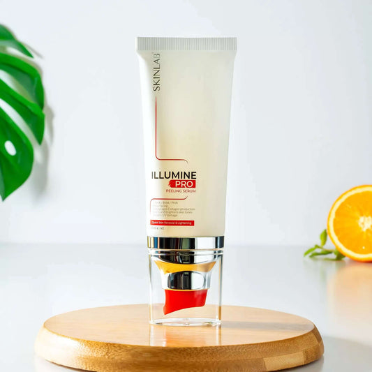SKINLAB ILLUMINE PRO Serum| Face Peeling Solution| Glycerin, Vitamin B3, Aloe Vera| 50ml