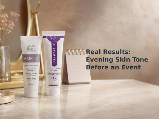 Real Results: Evening Skin Tone Before an Event
