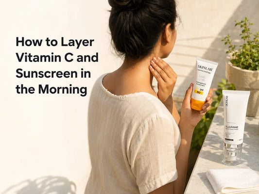 How to Layer Vitamin C and Sunscreen in the Morning