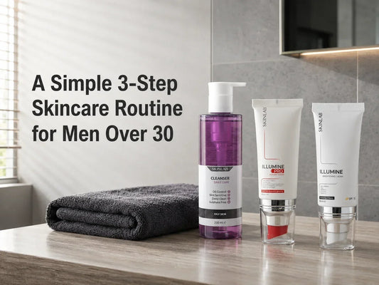 A Simple 3-Step Skincare Routine for Men Over 30