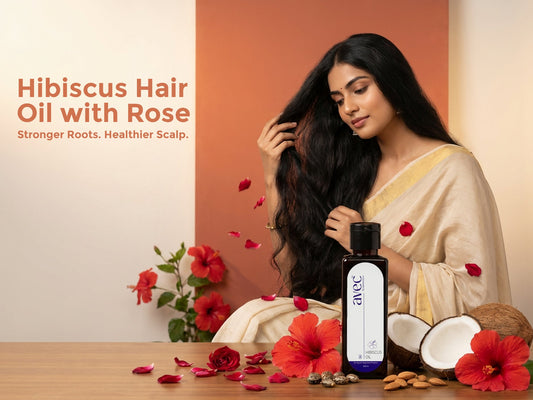 Hibiscus Hair Oil for Stronger Hair Growth & Healthier Scalp