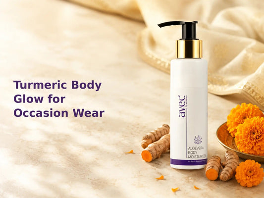 Turmeric body glow occasion wear