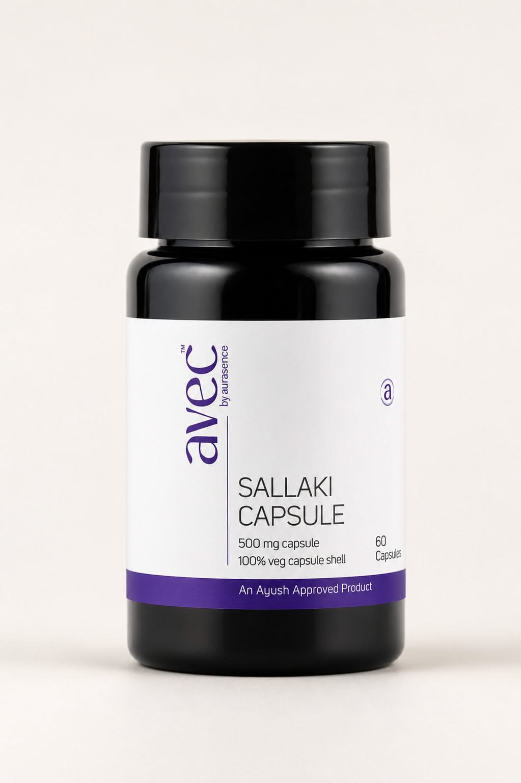 AVEC Organic Ayurvedic Sallaki Capsules 500mg – Herbal Support for Joint Health