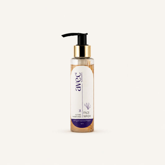 AVEC Ayurvedic Ramacham Root Extracter Face Cleanser – Gentle Hydration for All Skin Types