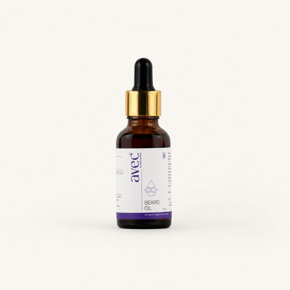 AVEC Ayurvedic Beard Growth Oil – Natural Hair Growth Supplements for a Thicker, Healthier Beard