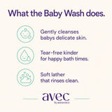 AVEC Lather Baby Wash – Best Natural Baby Wash for Sensitive & Delicate Skin