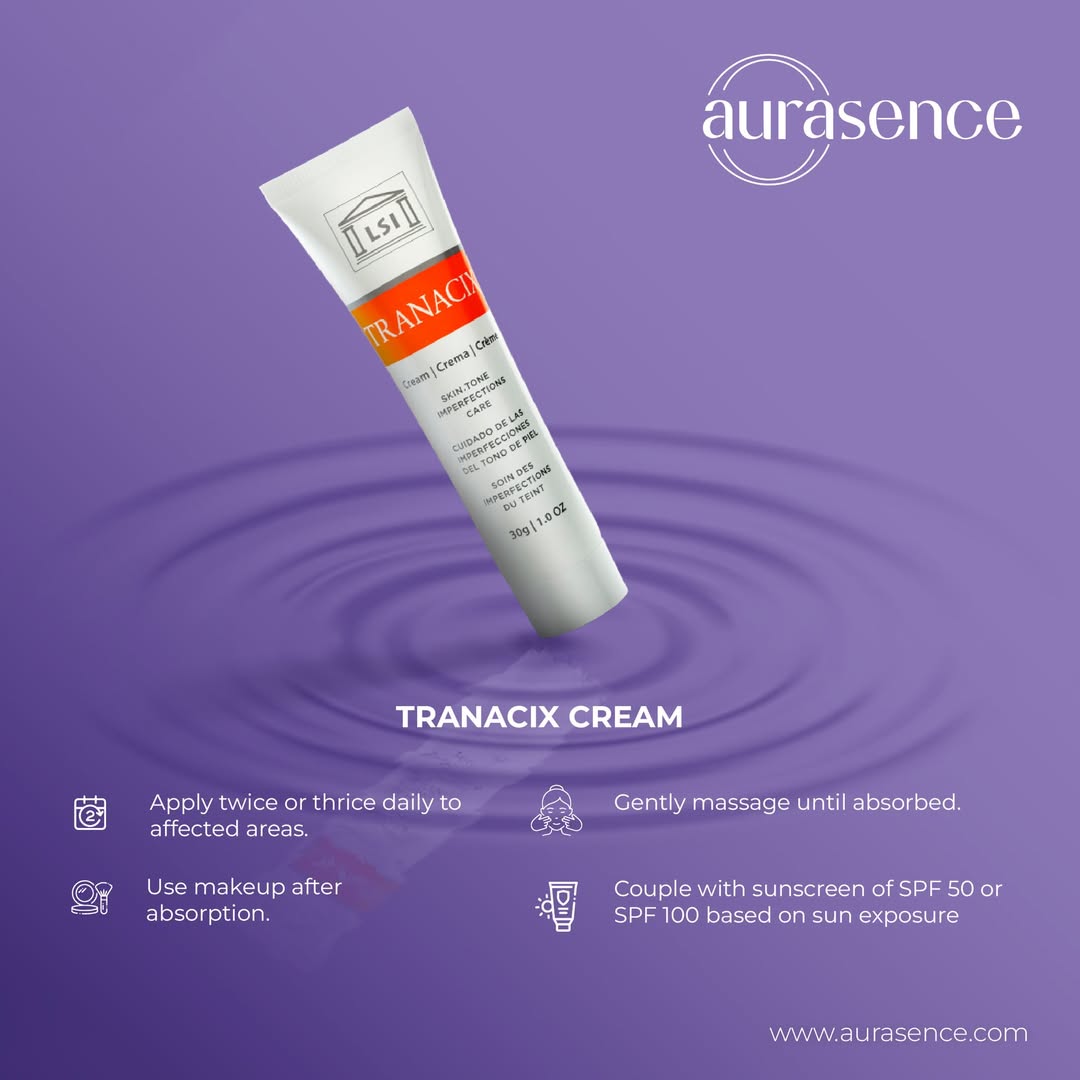 TRANACIX  Skin Tone Imperfections Care Cream with 3% Tranexamic acid | Reduces Melasma | Fades dark spots  – 30g