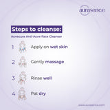 SKINLAB COMBO PACK Acne Facial Cleanser + Acne Treatment Gel Advanced Formula Peroxide Free, Remove Spots, Prevent Scars, Reduced Blemish, 100ml & 30ml