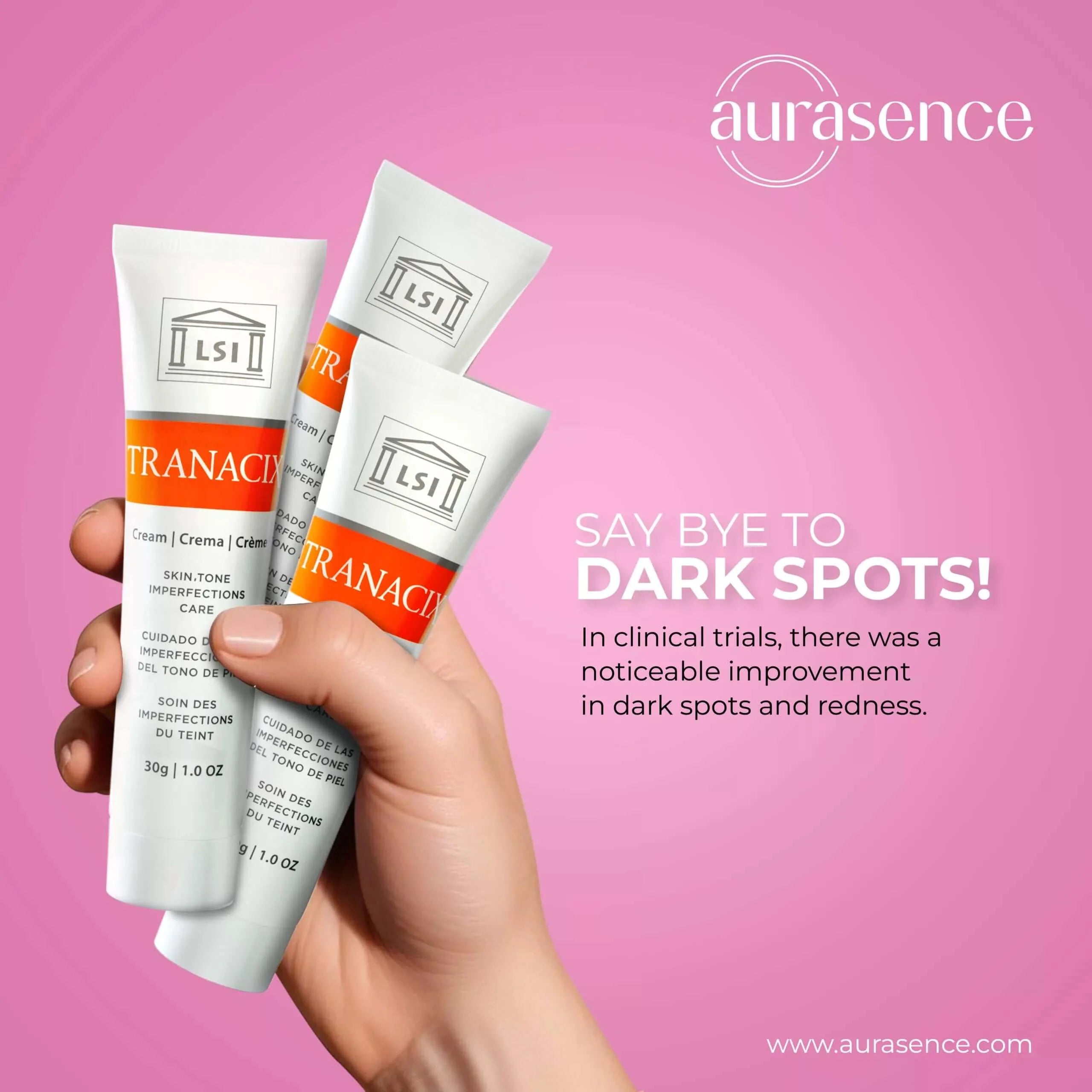 TRANACIX  Skin Tone Imperfections Care Cream with 3% Tranexamic acid | Reduces Melasma | Fades dark spots  – 30g