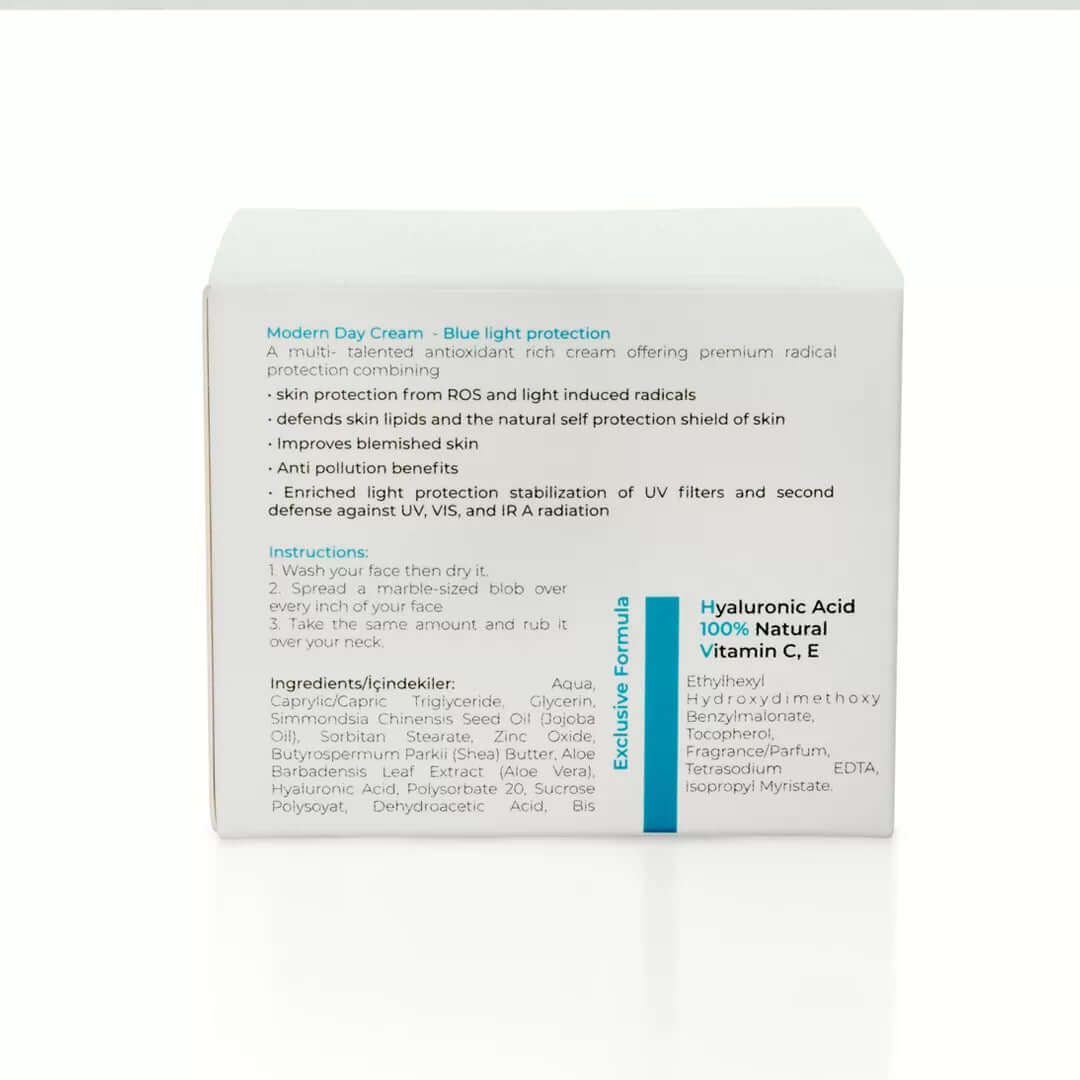 SKINLAB Modern Day Care Blue Light Protection Moisturizer Cream with Hyaluronic Acid and Glycerin 50ml