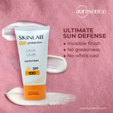 SKINLAB Sunscreen SPF 100 | Broad Spectrum UVA/UVB Protection | Water-Resistant & Transparent | For All Skin Types | 50ml