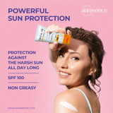 SKINLAB Sunscreen SPF 100 | Broad Spectrum UVA/UVB Protection | Water-Resistant & Transparent | For All Skin Types | 50ml