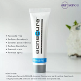 SKINLAB COMBO PACK Acne Facial Cleanser + Acne Treatment Gel Advanced Formula Peroxide Free, Remove Spots, Prevent Scars, Reduced Blemish, 100ml & 30ml