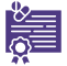 Quality assurance certification icon