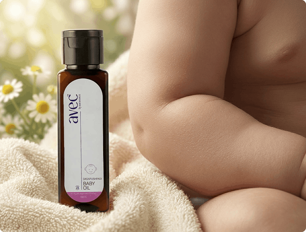 AVEC Daspushadi Baby Oil for delicate Baby Skin