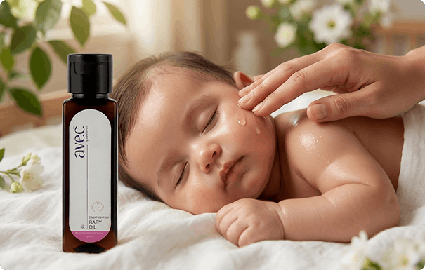 How to Use AVEC Baby Massage Oil
