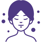 Facial skin care symbol